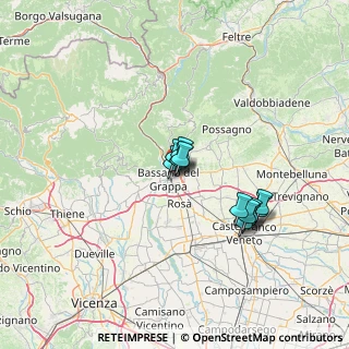 Mappa Via Isonzo, 36061 Bassano del Grappa VI, Italia (10.66167)