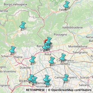 Mappa Via Isonzo, 36061 Bassano del Grappa VI, Italia (20.24214)