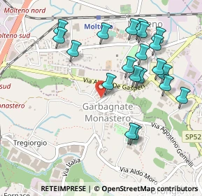Mappa Via Molteno, 23846 Garbagnate Monastero LC, Italia (0.522)