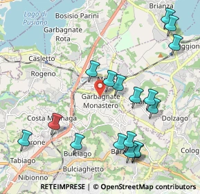 Mappa Via Molteno, 23846 Garbagnate Monastero LC, Italia (2.28588)