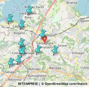Mappa Via Molteno, 23846 Garbagnate Monastero LC, Italia (2.29)