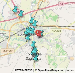Mappa Via Pietro Mascagni, 30026 Portogruaro VE, Italia (1.55765)