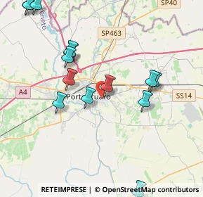 Mappa Via Pietro Mascagni, 30026 Portogruaro VE, Italia (4.73467)