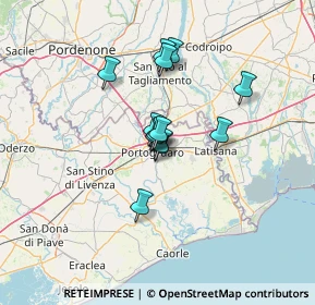 Mappa Via Pietro Mascagni, 30026 Portogruaro VE, Italia (8.82923)