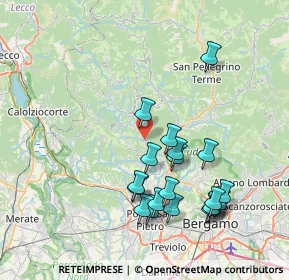 Mappa Via Adamello, 24030 Strozza BG, Italia (7.853)