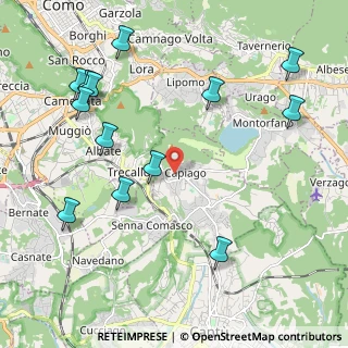 Mappa Via Don Francesco Crivelli, 22070 Capiago Intimiano CO, Italia (2.49615)