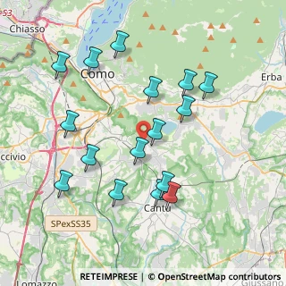 Mappa Via Don Francesco Crivelli, 22070 Capiago Intimiano CO, Italia (3.89313)