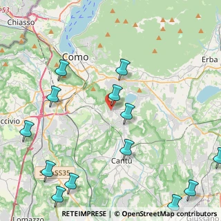 Mappa Via Don Francesco Crivelli, 22070 Capiago Intimiano CO, Italia (5.86615)