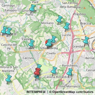 Mappa Via Varesina, 22079 Villa Guardia CO, Italia (2.56059)