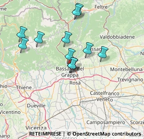 Mappa Via S. Tommaso Moro, 36061 Bassano del Grappa VI, Italia (12.29833)