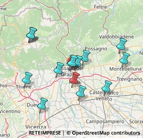 Mappa Via S. Tommaso Moro, 36061 Bassano del Grappa VI, Italia (14.038)