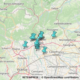 Mappa Via S. Tommaso Moro, 36061 Bassano del Grappa VI, Italia (7.46636)