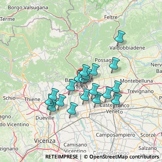 Mappa Via S. Tommaso Moro, 36061 Bassano del Grappa VI, Italia (11.58474)
