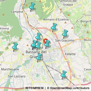Mappa Via S. Tommaso Moro, 36061 Bassano del Grappa VI, Italia (1.79636)