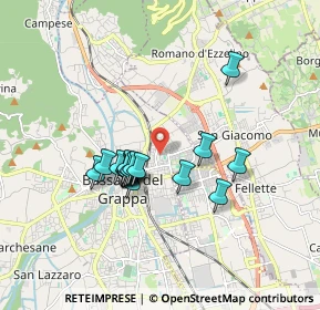 Mappa Via S. Tommaso Moro, 36061 Bassano del Grappa VI, Italia (1.38588)