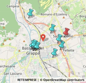 Mappa Via S. Tommaso Moro, 36061 Bassano del Grappa VI, Italia (1.44917)