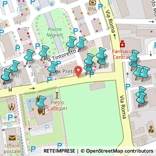 Mappa Via P. Veronese, 31044 Montebelluna TV, Italia (0.06957)