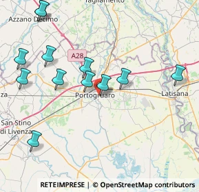 Mappa Via Antonio Vivaldi, 30026 Portogruaro VE, Italia (9.36538)