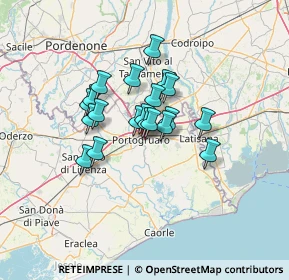 Mappa Via Antonio Vivaldi, 30026 Portogruaro VE, Italia (8.927)