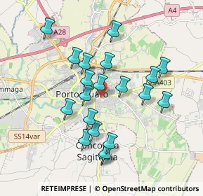 Mappa Via Antonio Vivaldi, 30026 Portogruaro VE, Italia (1.6735)