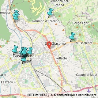 Mappa Via Merlo, 36060 Bassano del Grappa VI, Italia (2.65533)