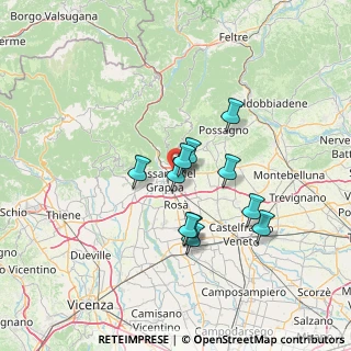 Mappa Via Merlo, 36060 Bassano del Grappa VI, Italia (10.84091)