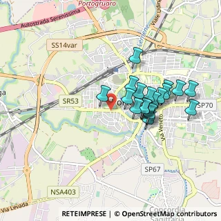 Mappa Viale Luigi Cadorna, 30026 Portogruaro VE, Italia (0.776)