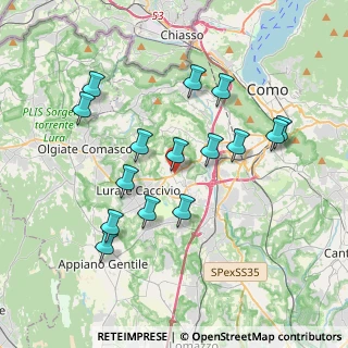 Mappa 22079 Villa Guardia CO, Italia (3.59533)