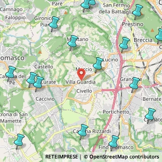 Mappa 22079 Villa Guardia CO, Italia (3.26875)