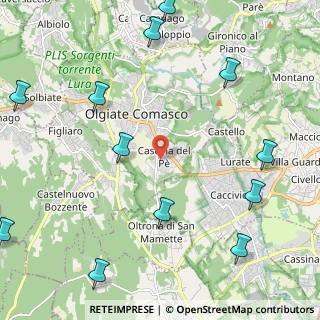 Mappa Via V Alpini, 22077 Olgiate Comasco CO, Italia (3.015)