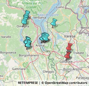 Mappa Via S. Gottardo, 21021 Angera VA, Italia (11.785)