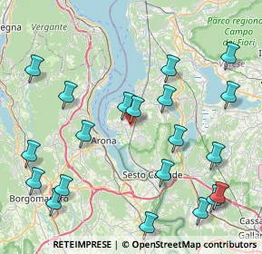 Mappa Via S. Gottardo, 21021 Angera VA, Italia (9.902)