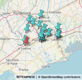 Mappa Via Istria, 30026 Portogruaro VE, Italia (8.438)