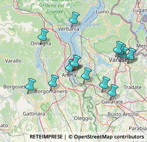 Mappa Via Firenze, 21021 Angera VA, Italia (14.64867)