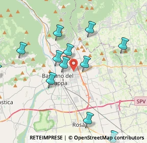 Mappa Viale Monte Grappa, 36061 Bassano del Grappa VI, Italia (4.22583)