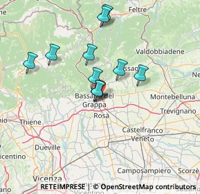 Mappa Viale Monte Grappa, 36061 Bassano del Grappa VI, Italia (11.31364)