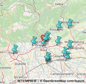 Mappa Viale Monte Grappa, 36061 Bassano del Grappa VI, Italia (13.12357)