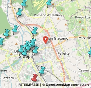 Mappa Viale Monte Grappa, 36061 Bassano del Grappa VI, Italia (2.66778)