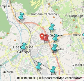 Mappa Viale Monte Grappa, 36061 Bassano del Grappa VI, Italia (2.30273)