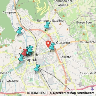 Mappa Viale Monte Grappa, 36061 Bassano del Grappa VI, Italia (2.04273)