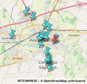 Mappa Borgo S. Giovanni, 30026 Portogruaro VE, Italia (1.43556)