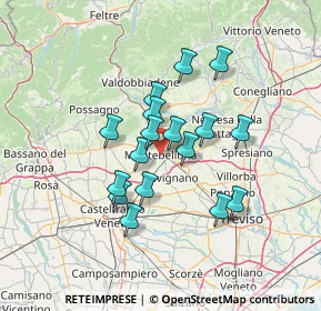 Mappa /B, 31044 Montebelluna TV, Italia (10.84588)