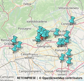 Mappa /B, 31044 Montebelluna TV, Italia (14.32684)