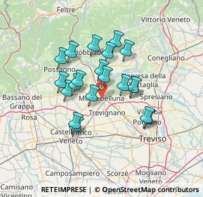 Mappa /B, 31044 Montebelluna TV, Italia (10.9705)