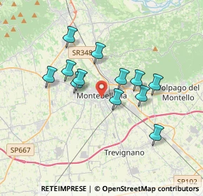 Mappa /B, 31044 Montebelluna TV, Italia (2.9825)