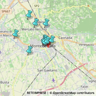 Mappa Via Galileo Galilei, 31044 Montebelluna TV, Italia (1.25583)