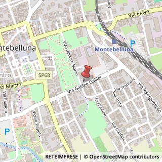 Mappa Via G. Galilei, 23, 31044 Montebelluna, Treviso (Veneto)