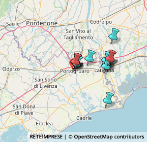 Mappa Via G.Venanzio, 30026 Portogruaro VE, Italia (9.35)