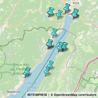 Mappa Via Benaco, 25010 Tremosine sul Garda BS, Italia (8.9095)