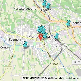 Mappa Corso Mazzini, 31044 Montebelluna TV, Italia (0.82182)